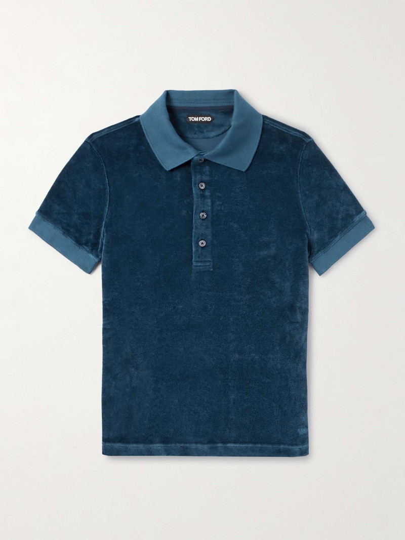 Velour Polo Shirt 1