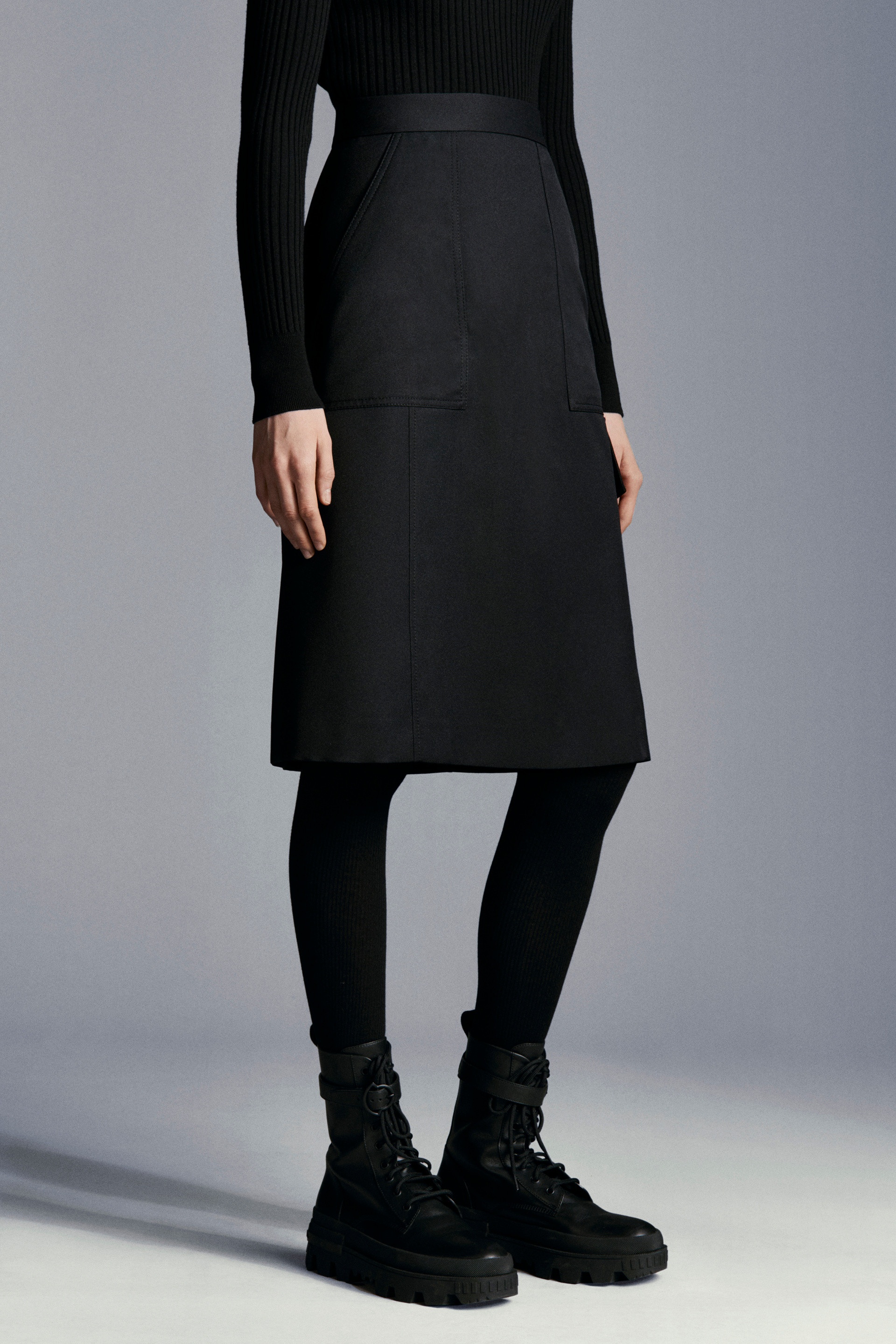 Gabardine Skirt - 3