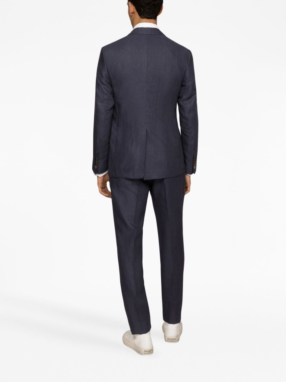 pressed-crease tailored trousers - 4