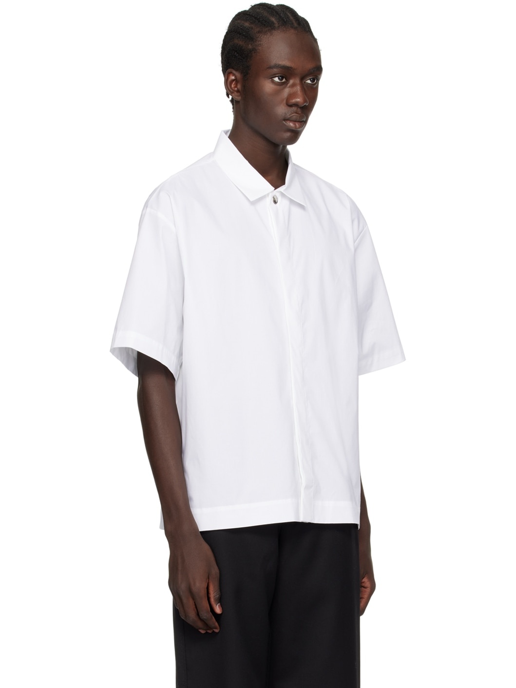 White Les Classiques 'La chemise manches courtes' Shirt - 2