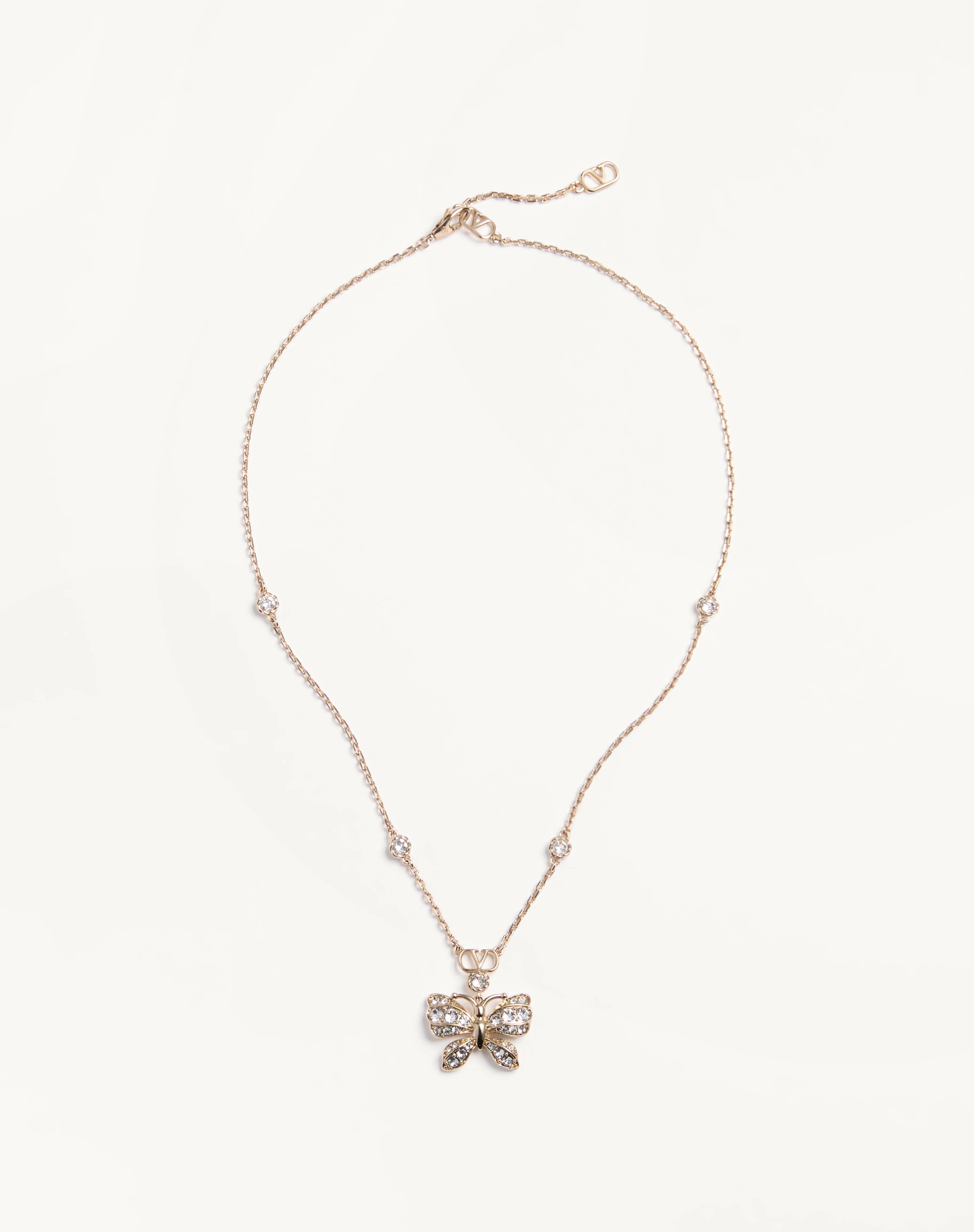 FLUTTERBY METAL AND SWAROVSKI CRYSTALS NECKLACE® - 1