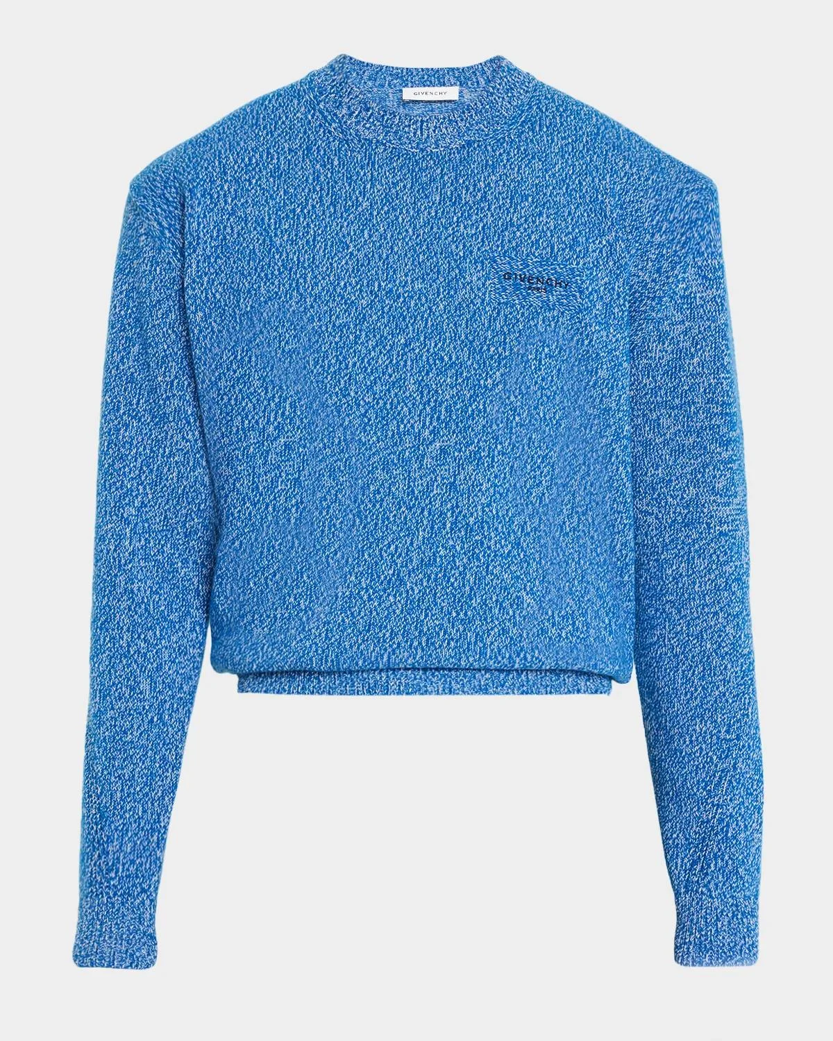 Men's Couture Seam Mouline Knit Crewneck Sweater - 1
