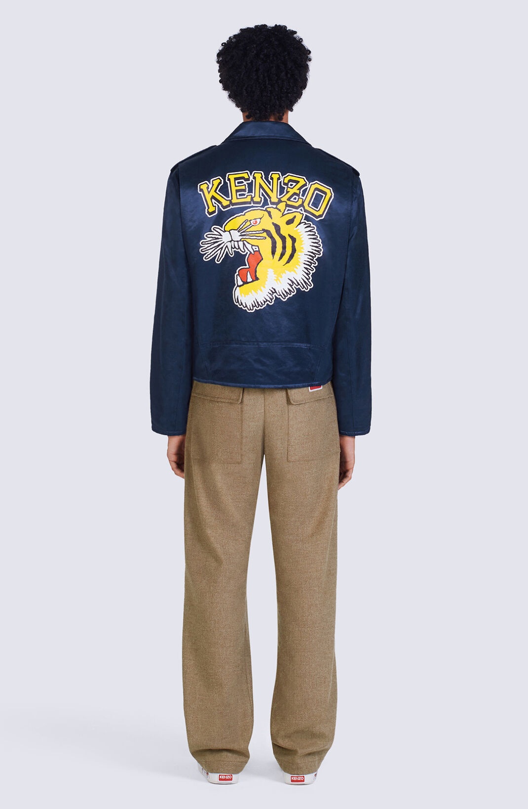 'Varsity' biker jacket - 3