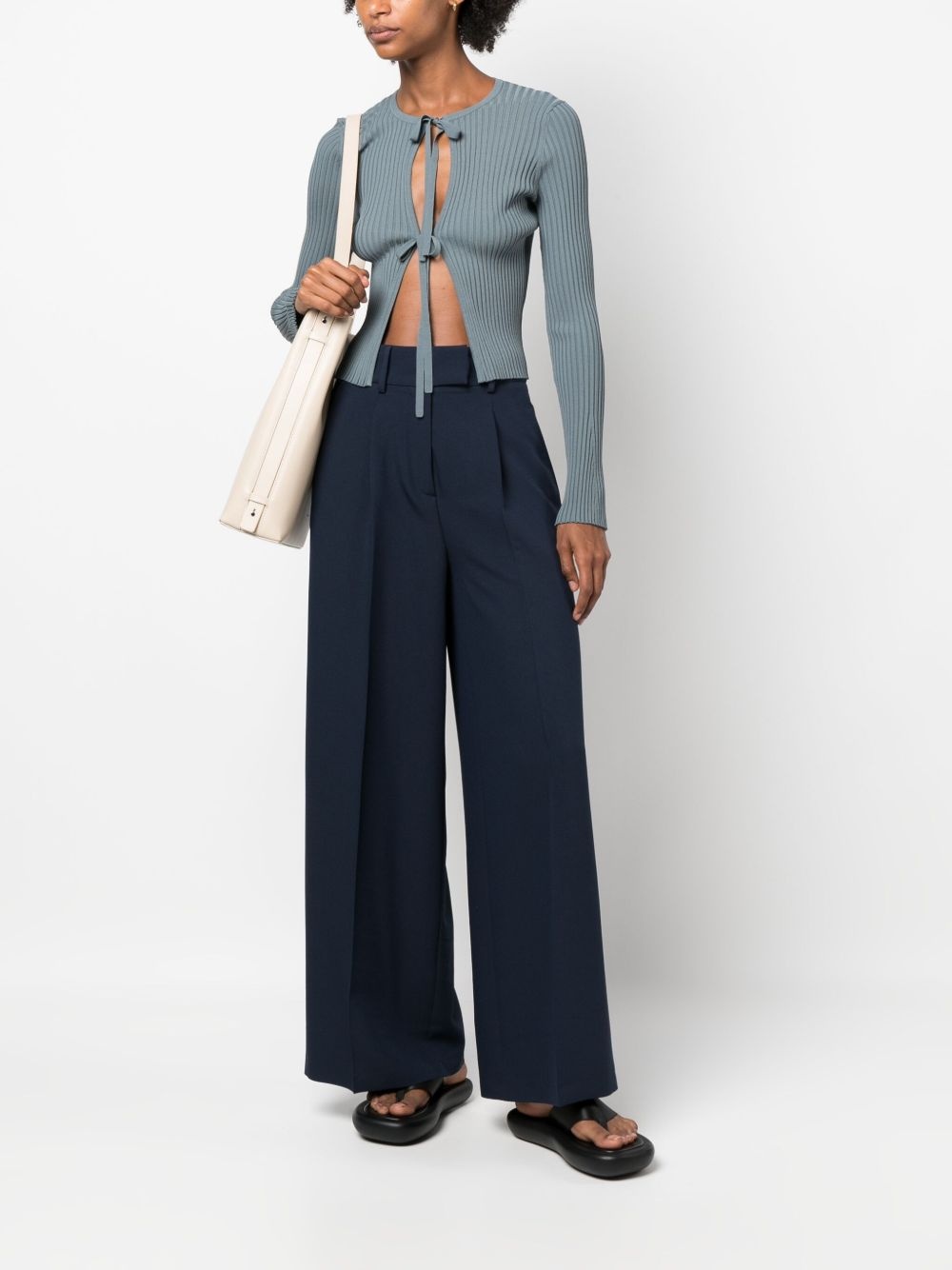 Juno wide-ribbed cardigan - 2