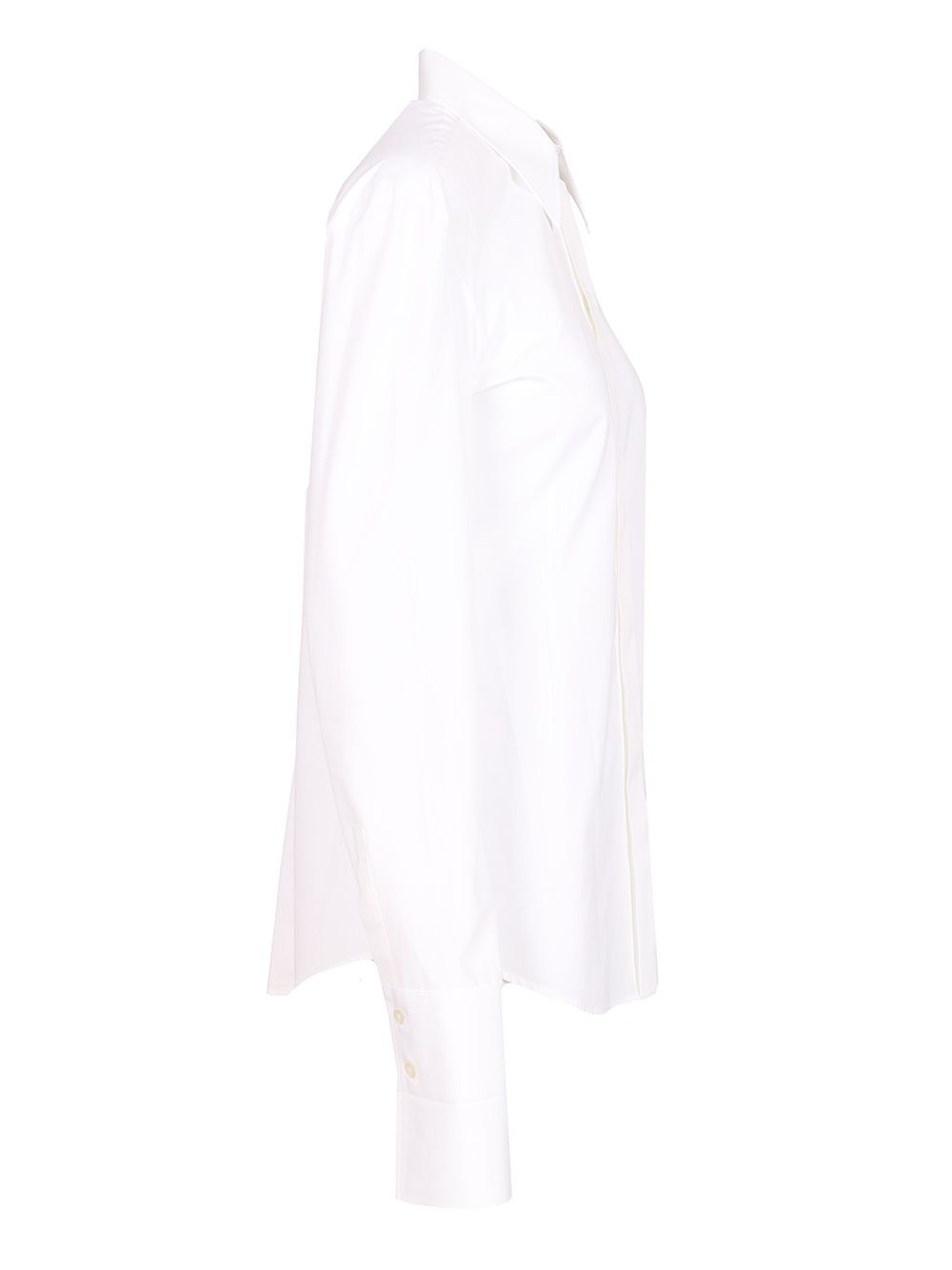 Poplin Shirt Shirts White - 3