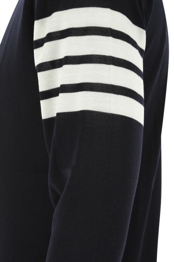 Midnight blue wool sweater - 3