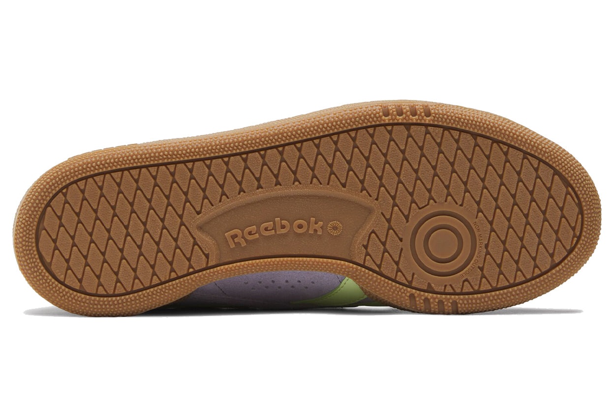 (WMNS) Reebok Club C Ground Sneakers 'Purple Green' 100207963 - 5