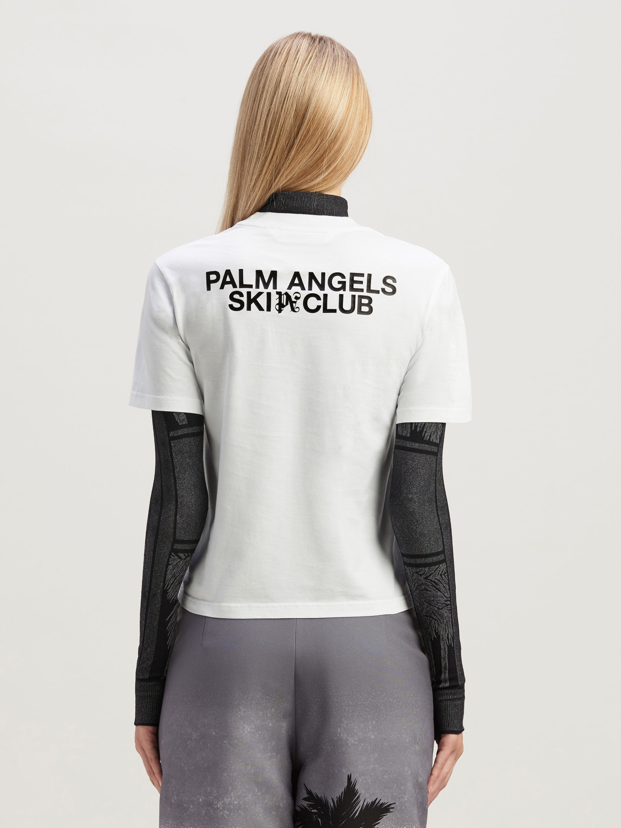 Palm Angels Logo Print Leggings L at FORZIERI