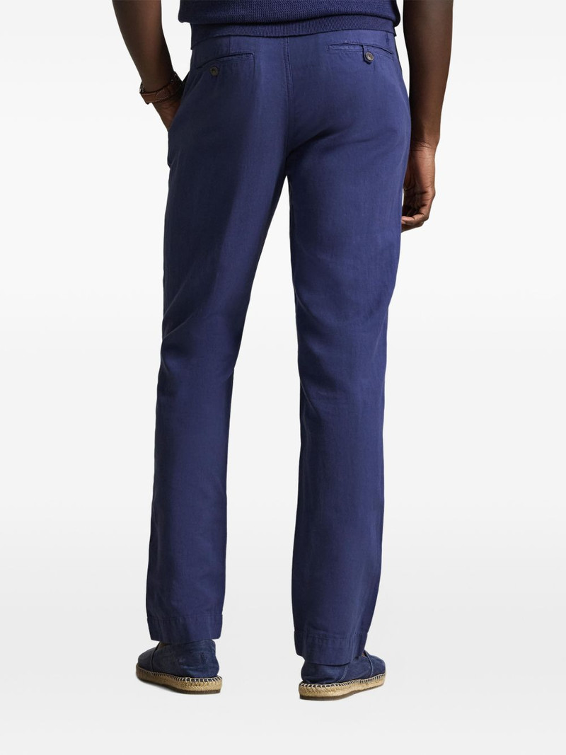 flat-front trousers 4