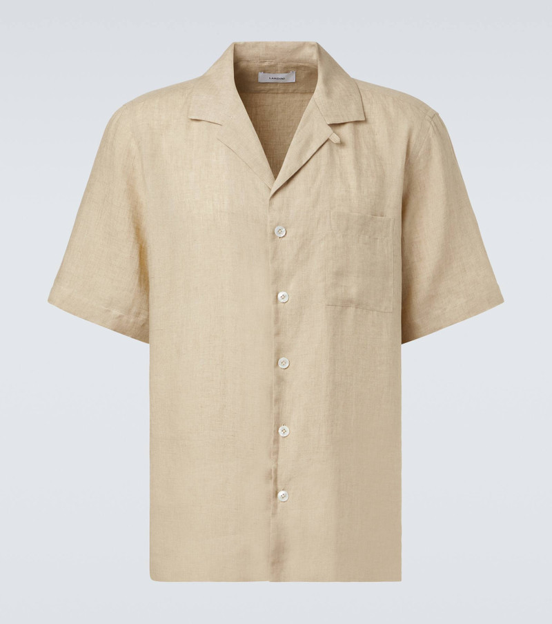 Linen bowling shirt 1