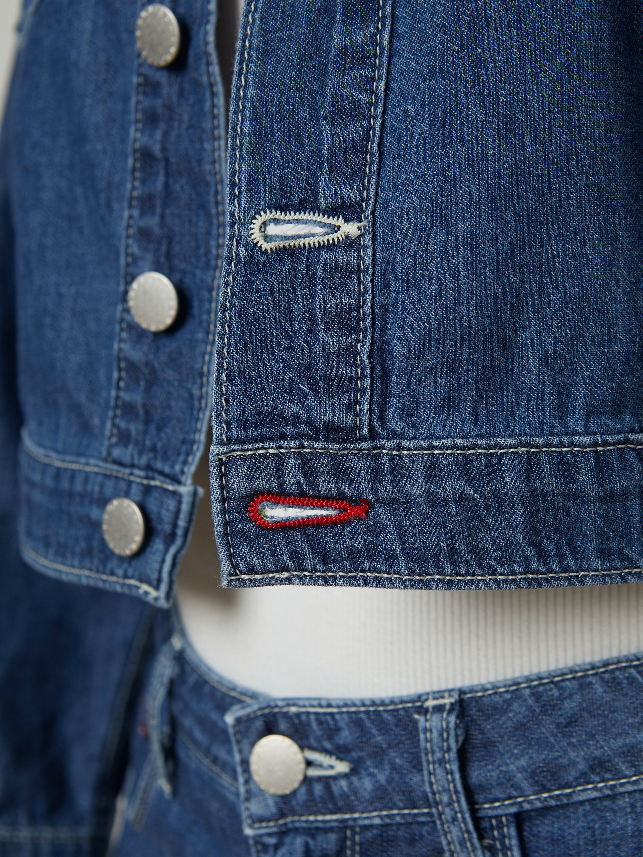 Koda Cropped Denim Jacket - 4