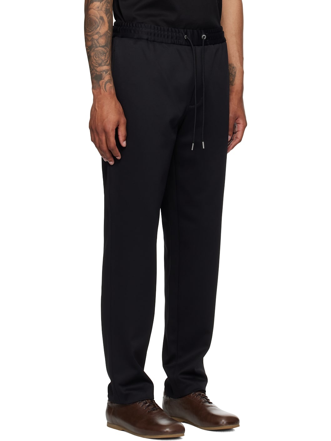 Black Logo Jogging Trousers - 2