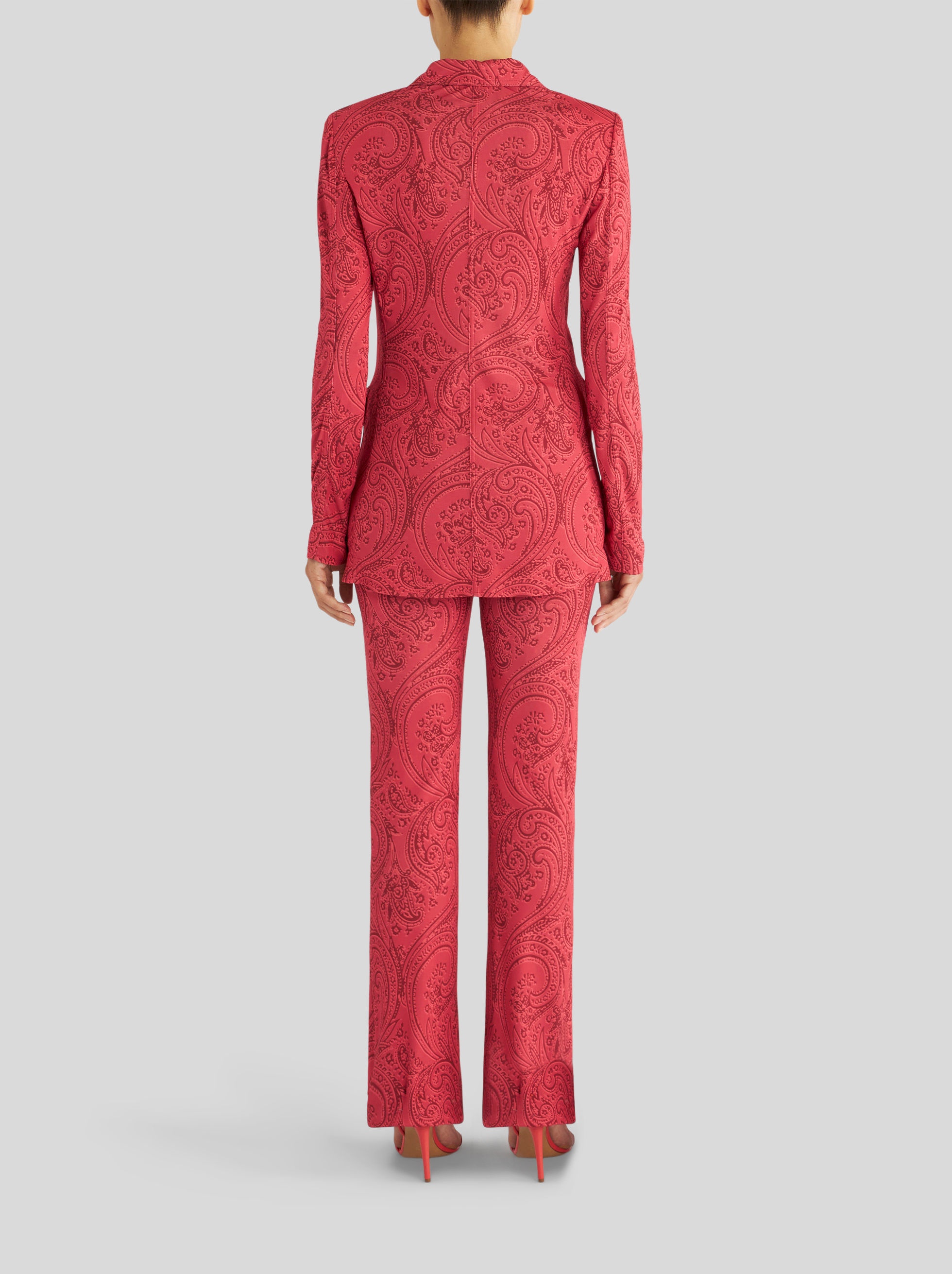 GRAPHIC PAISLEY PRINT JACKET - 4