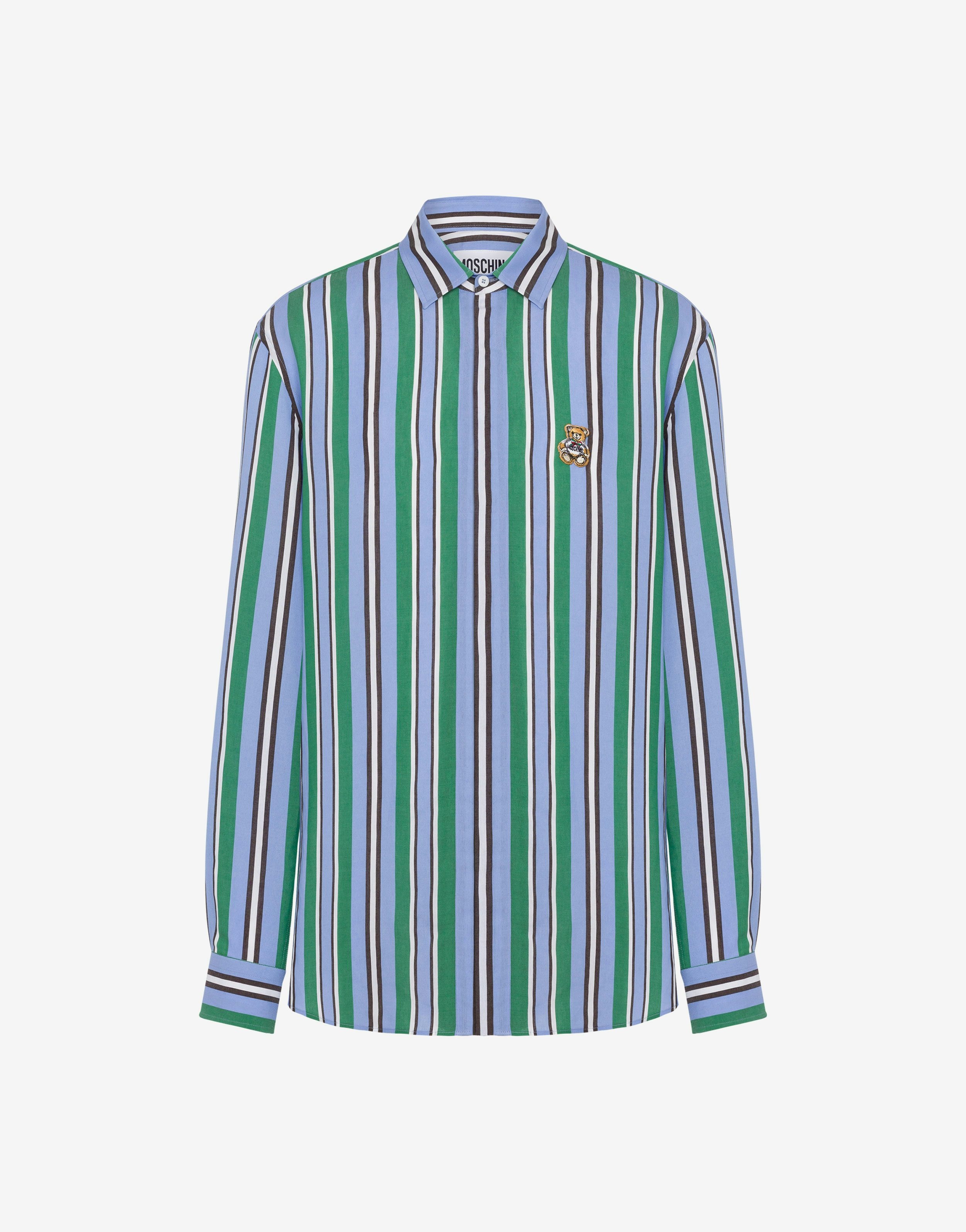 STRIPES LIGHTWEIGHT CANVAS SHIRT - 1