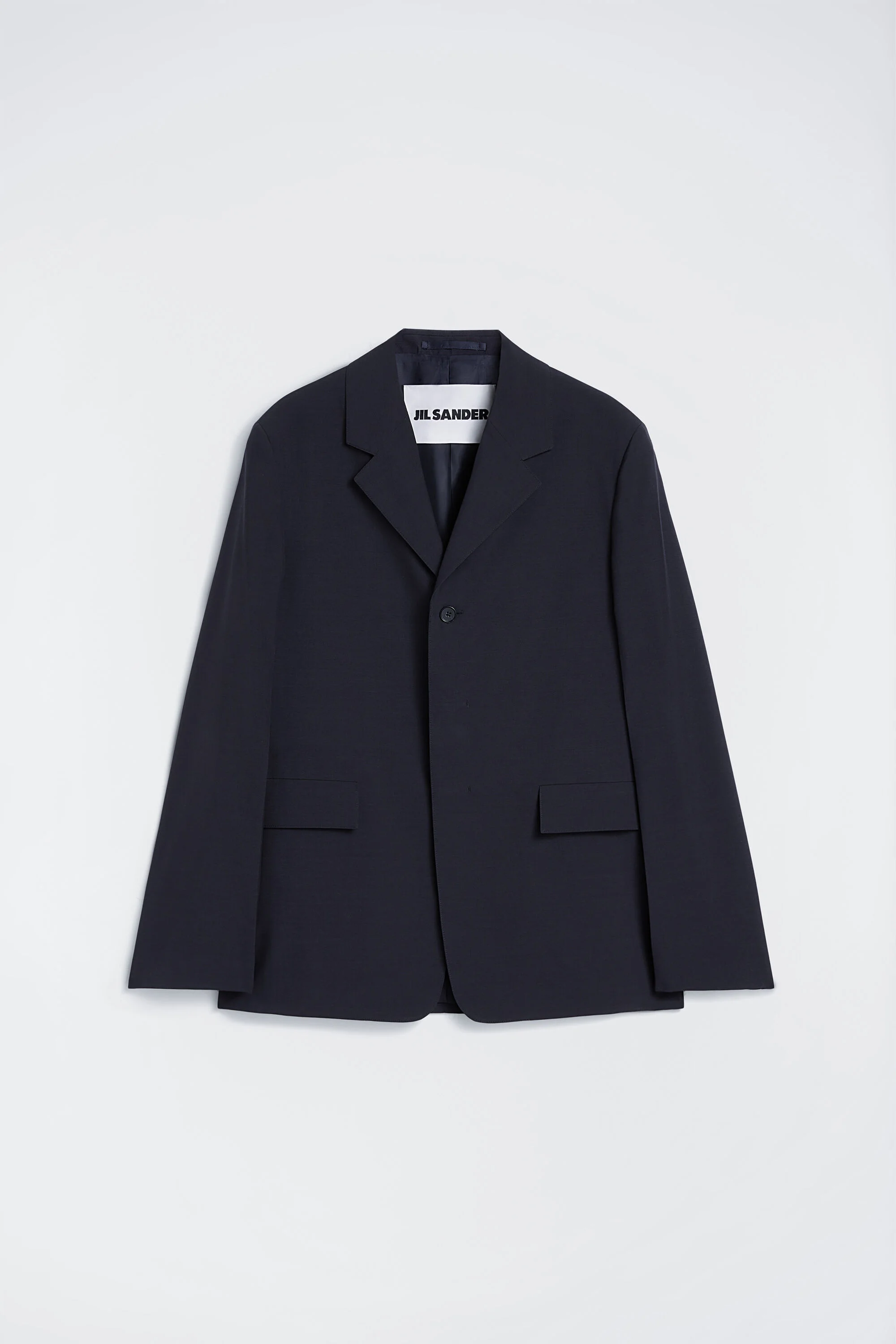 Wool Poplin Tailored Jacket - 1