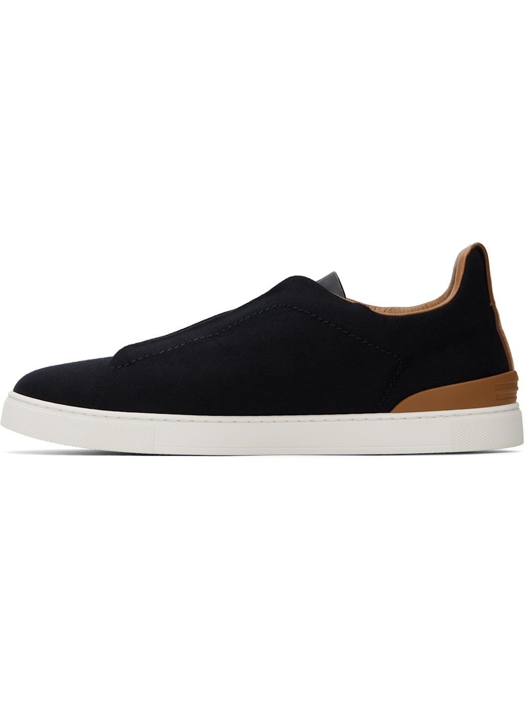 Black #UseTheExisting Wool Triple Stitch Sneakers - 3