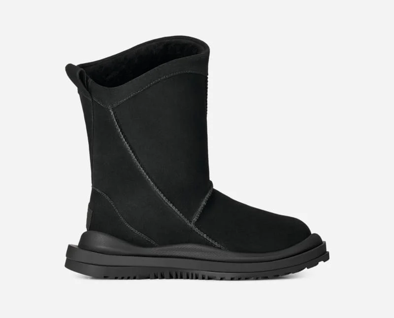 ® Men's Classic Distort Boot Sheepskin in Black - 1