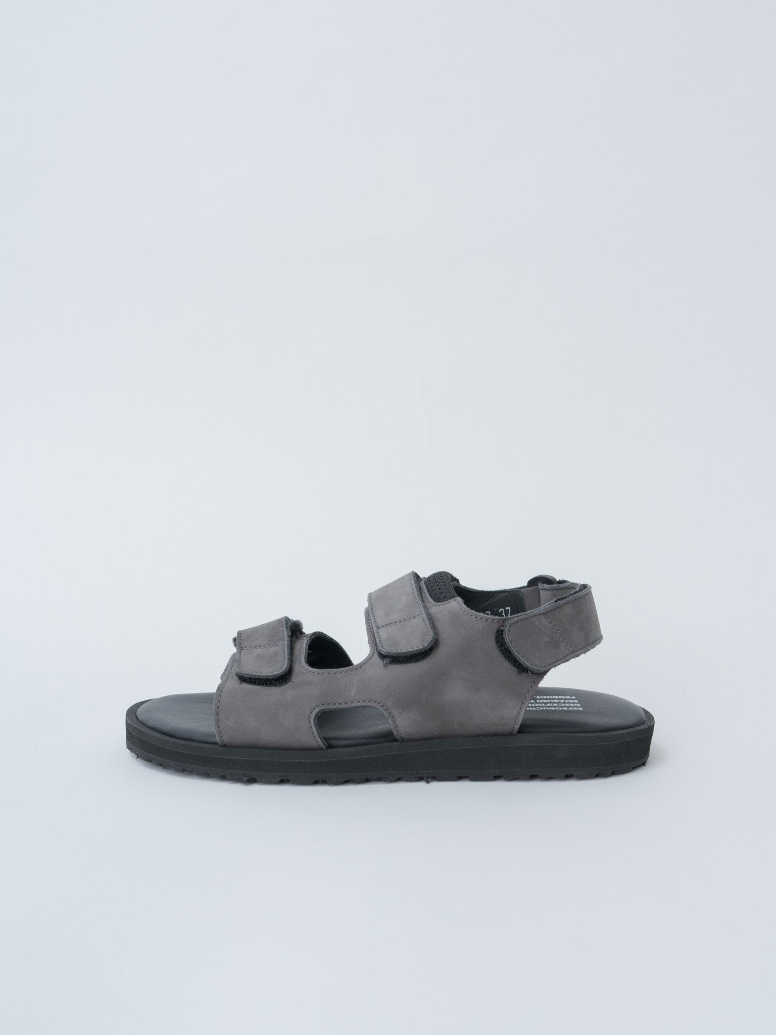 1837NL British Military Sandal - Dark Gray Nubuck (women's) - 4