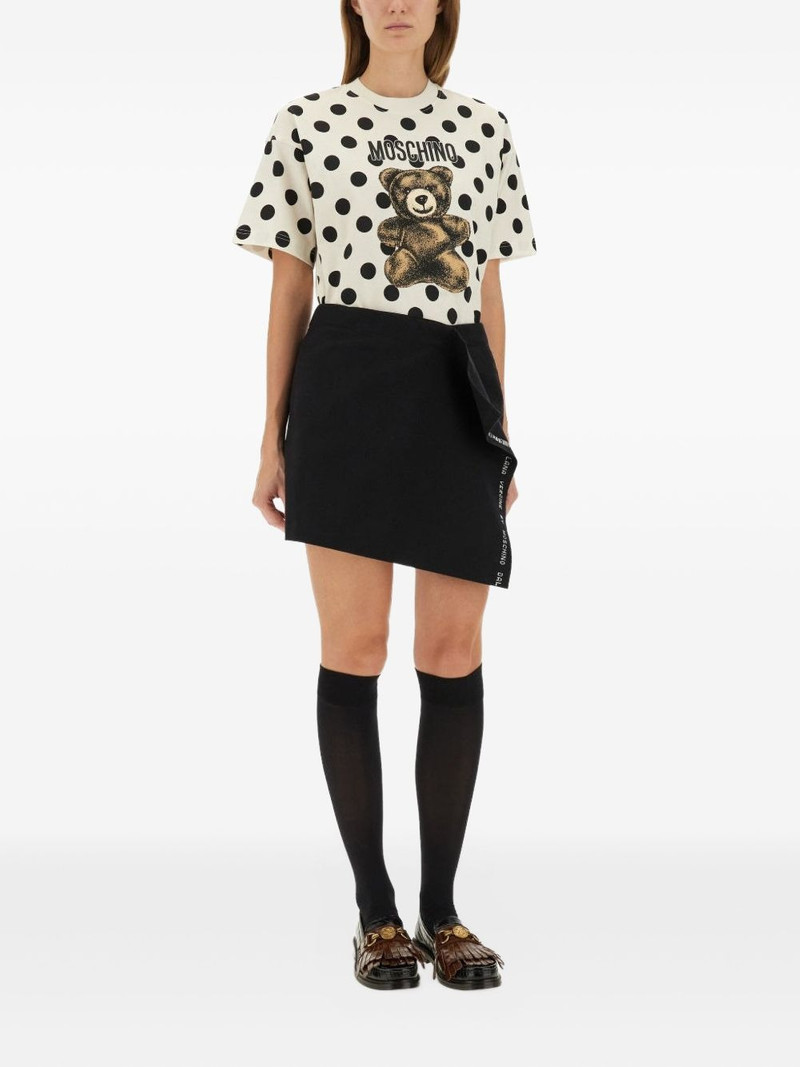 Moschino draped-detail mini skirt outlook