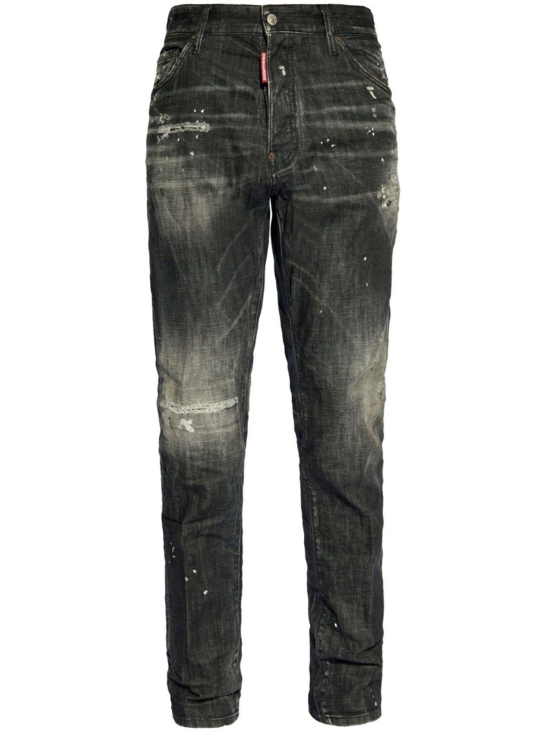 distressed jeans - 1