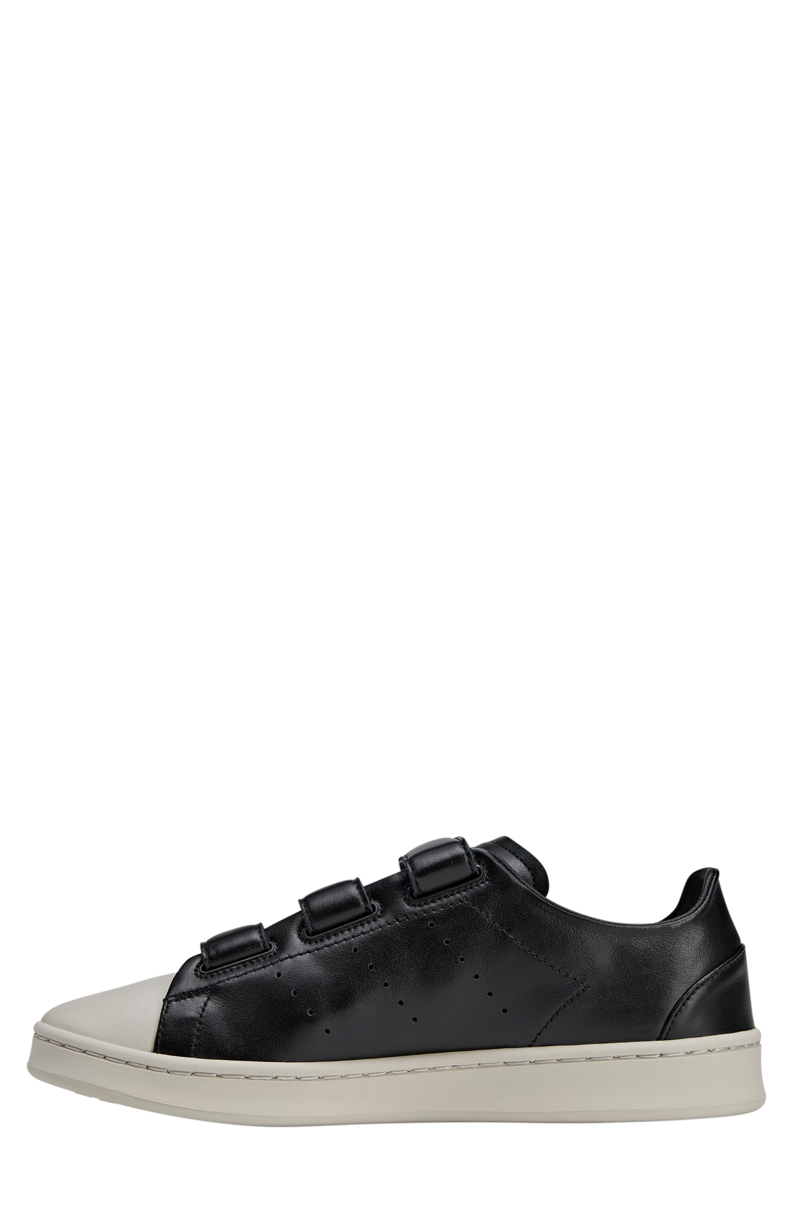 Y-3 Gender Inclusive Stan Smith Sneaker in Black/Black/Talc at Nordstrom - 6