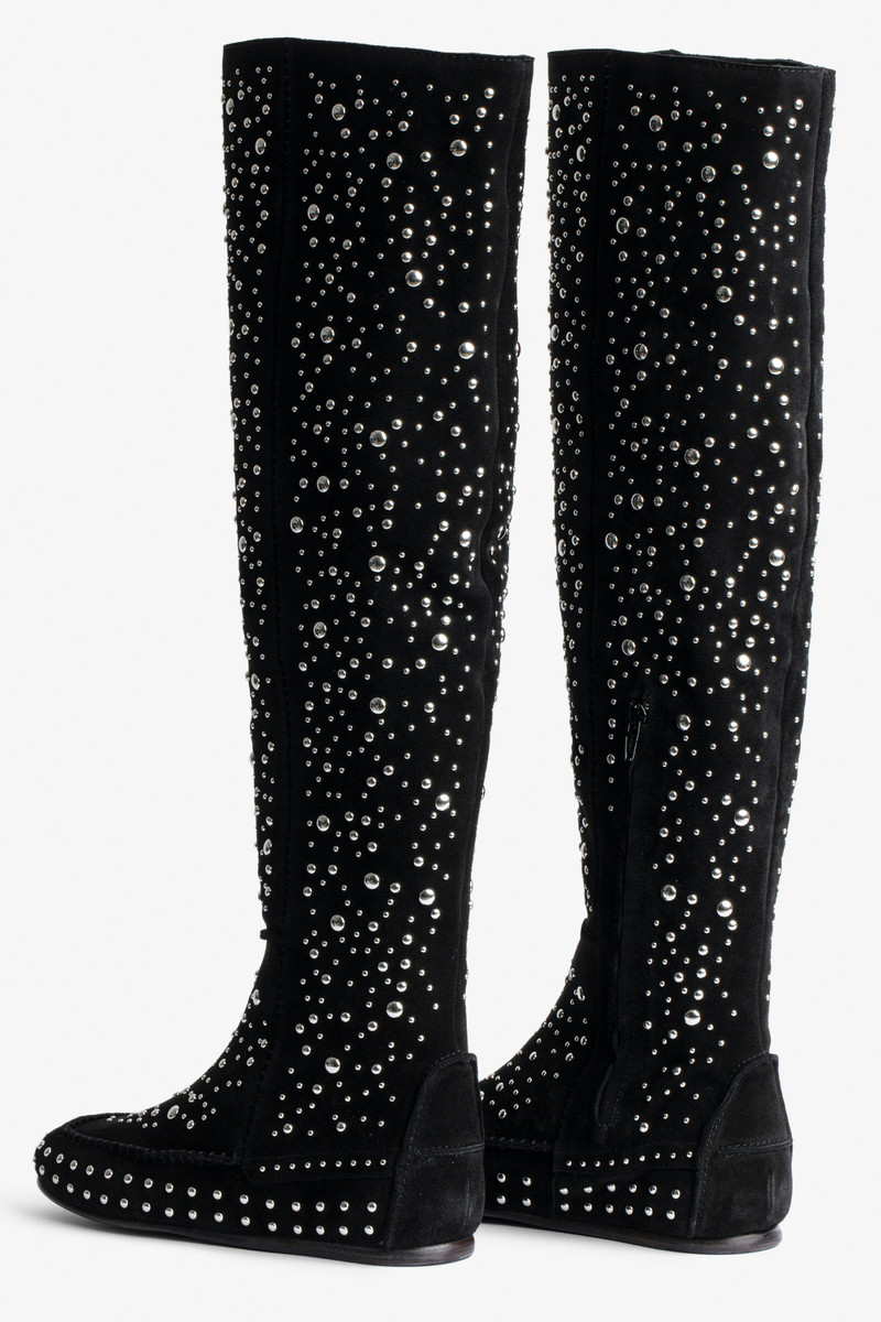 Santa Dream Studs High Boots 3