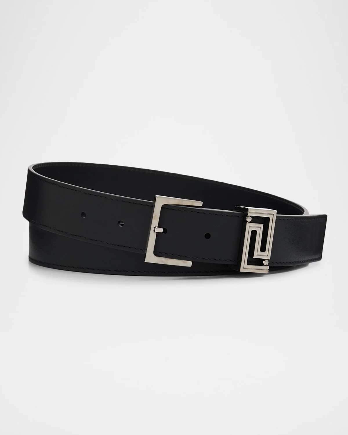 Men's Greca 30mm Leather Belt - 1