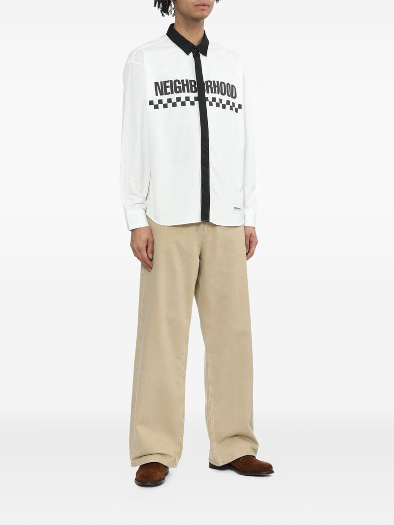 NEIGHBORHOOD check-print cotton shirt outlook