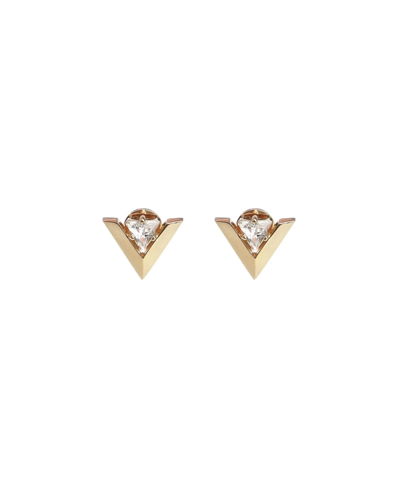 'je Les V' Earrings - 1