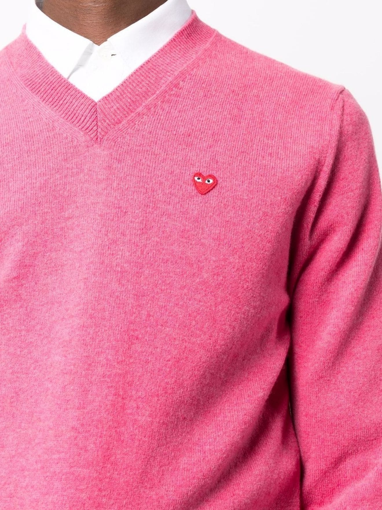 logo-patch wool jumper - 5