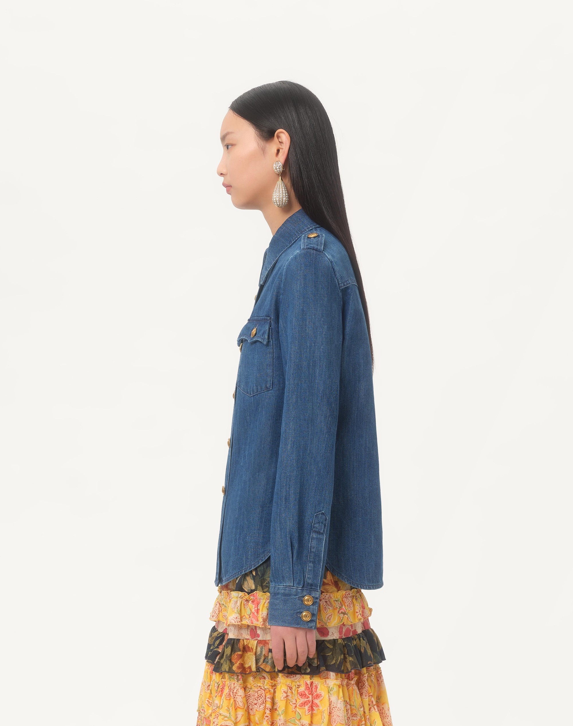 LIGHTWEIGHT DENIM SHIRT - 6