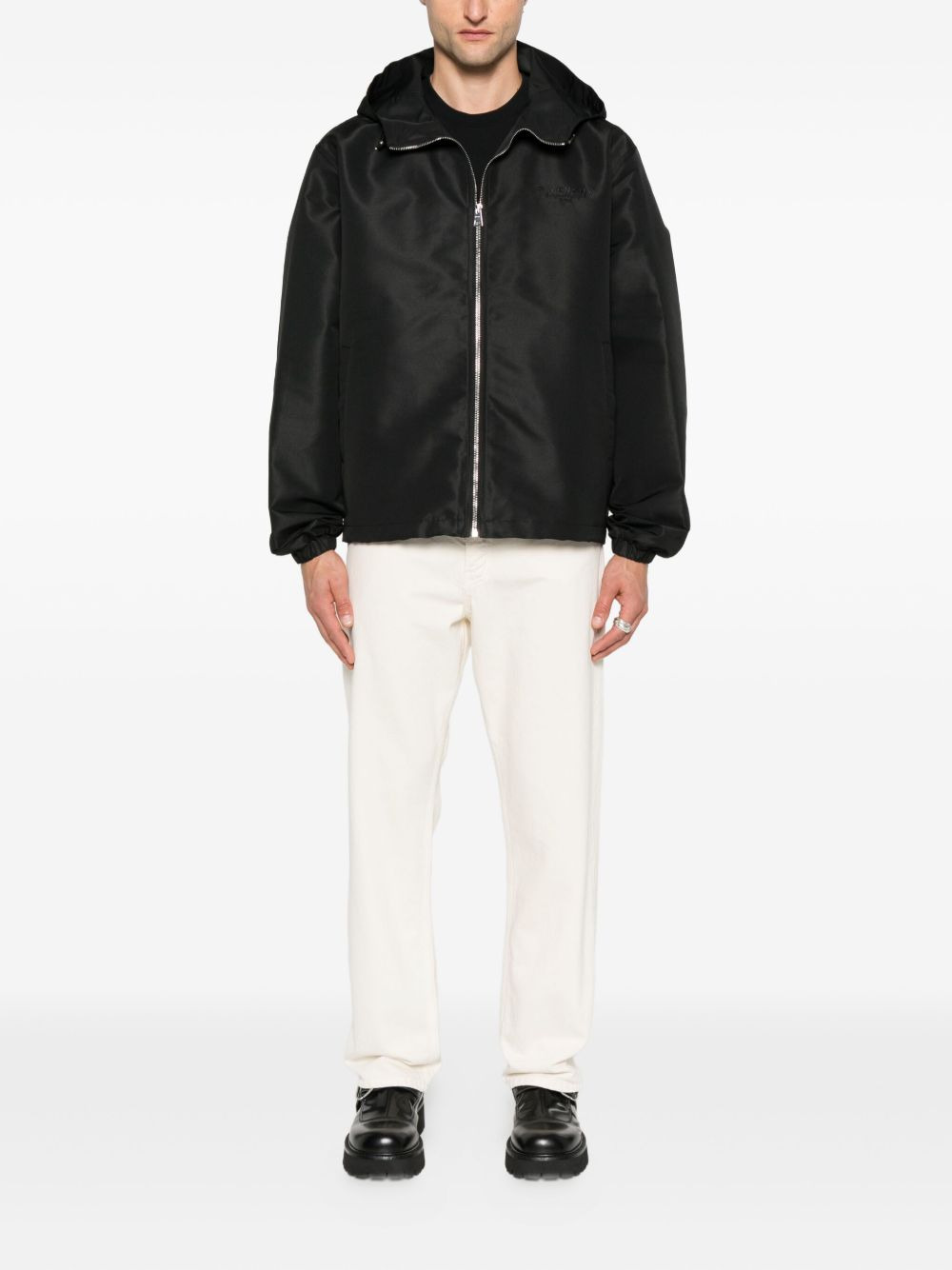 zip-up hooded jacket - 2