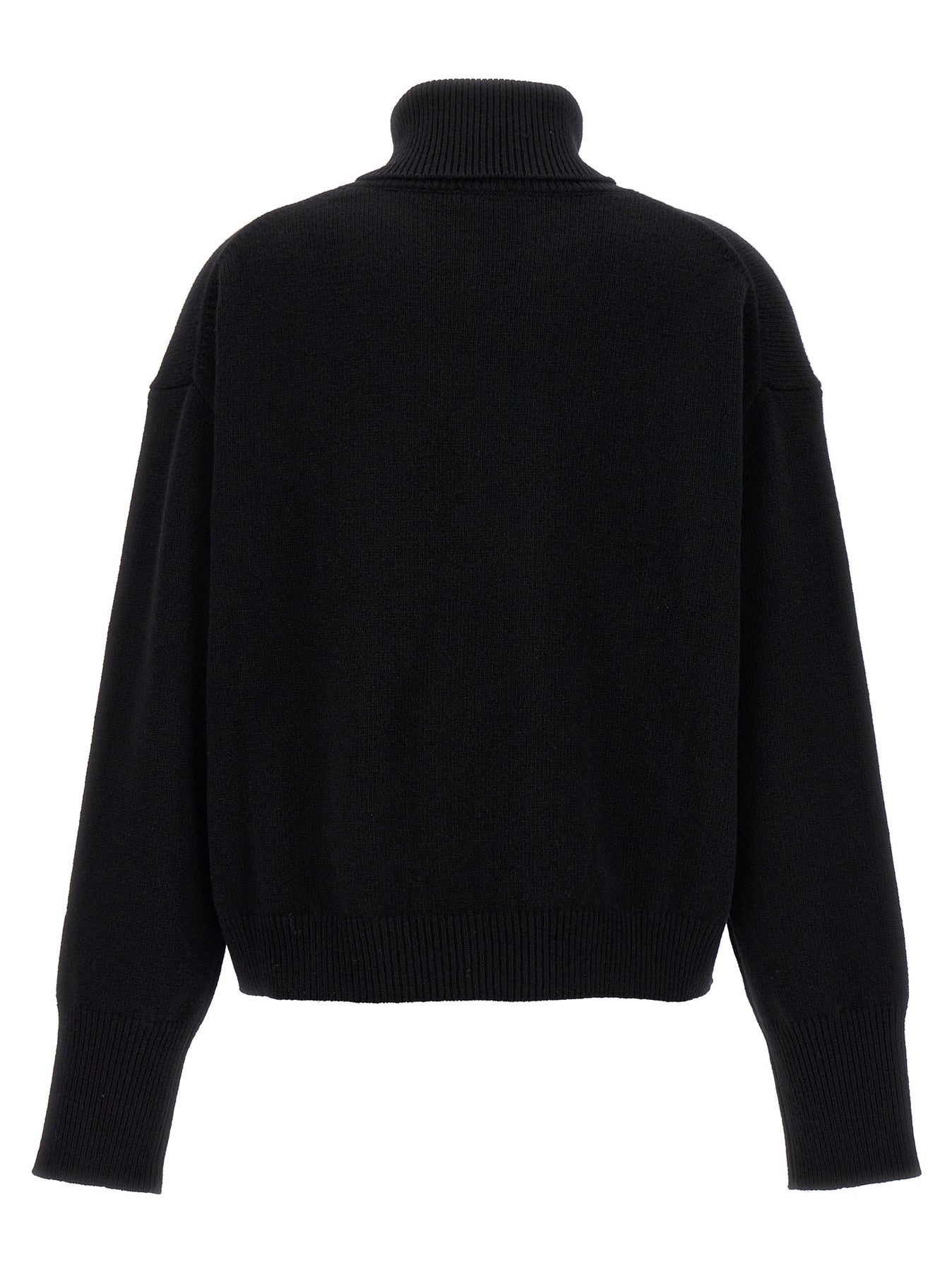 Crest Logo Sweater, Cardigans Black - 2