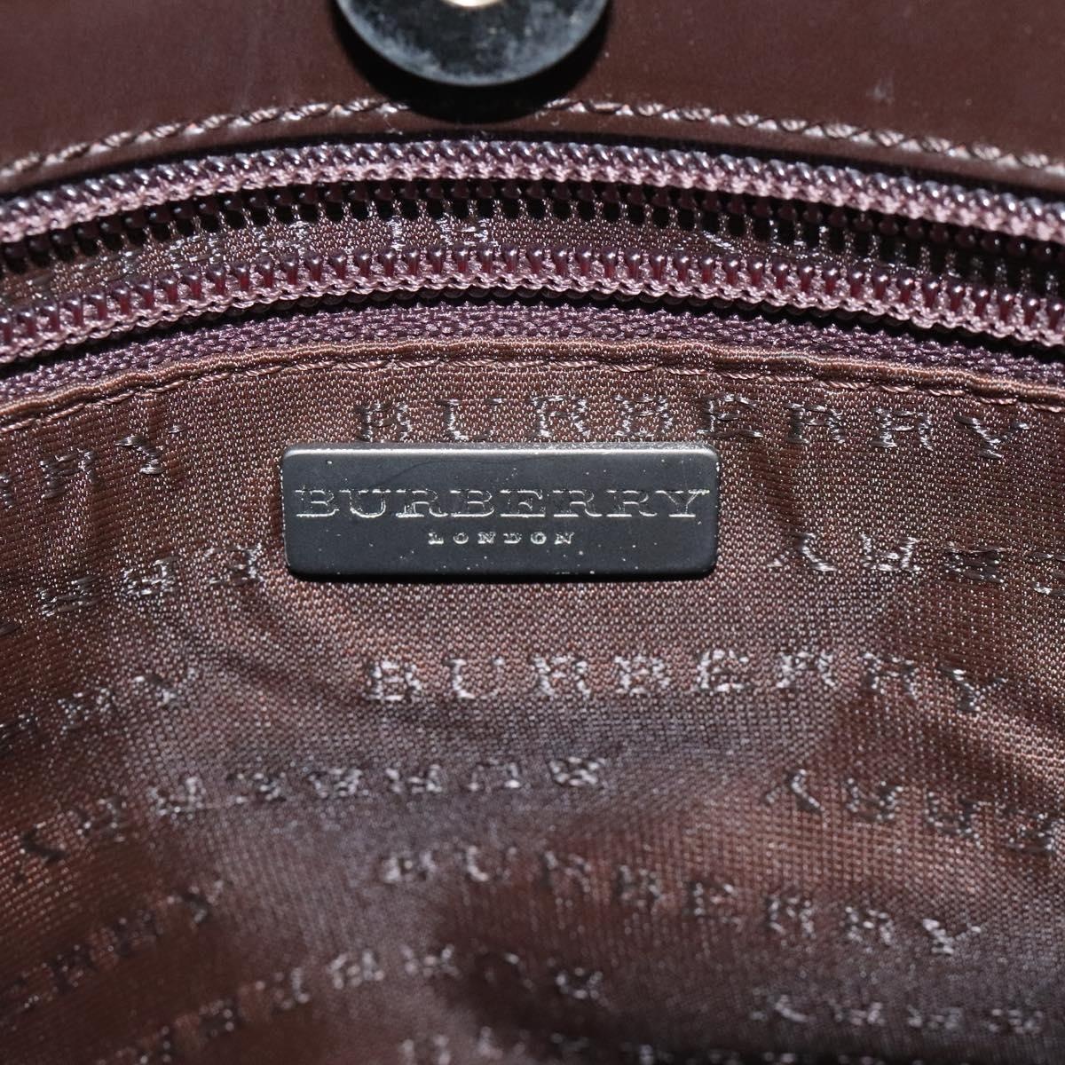 Burberry Nova Check Hand Bag Pvc Beige - 10