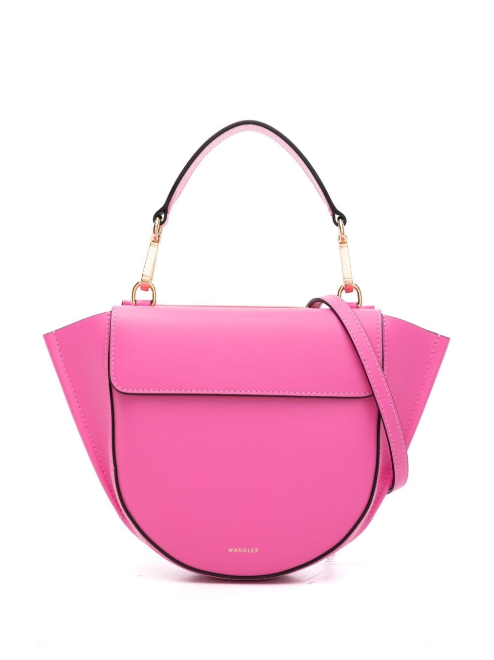 mini Hortensia leather tote bag - 1