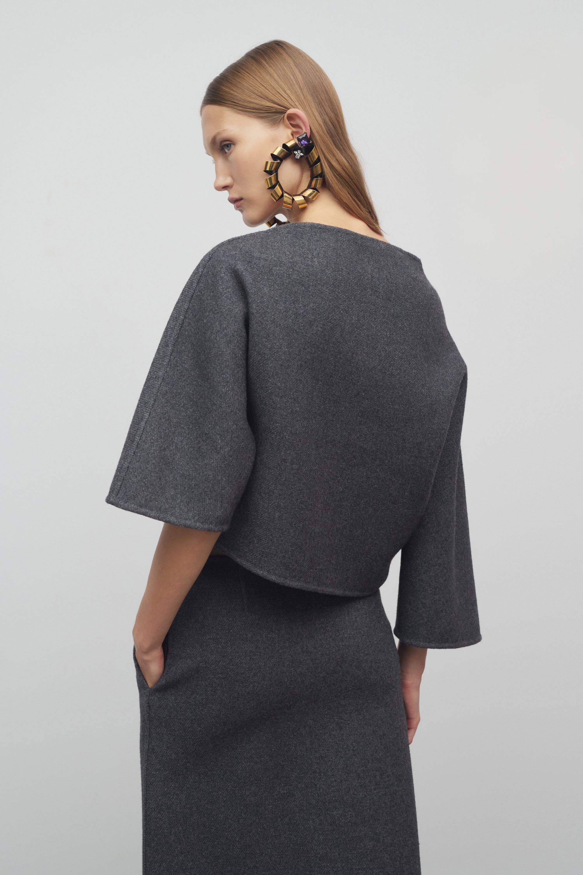 Faure Top in Wool and Nylon - 5