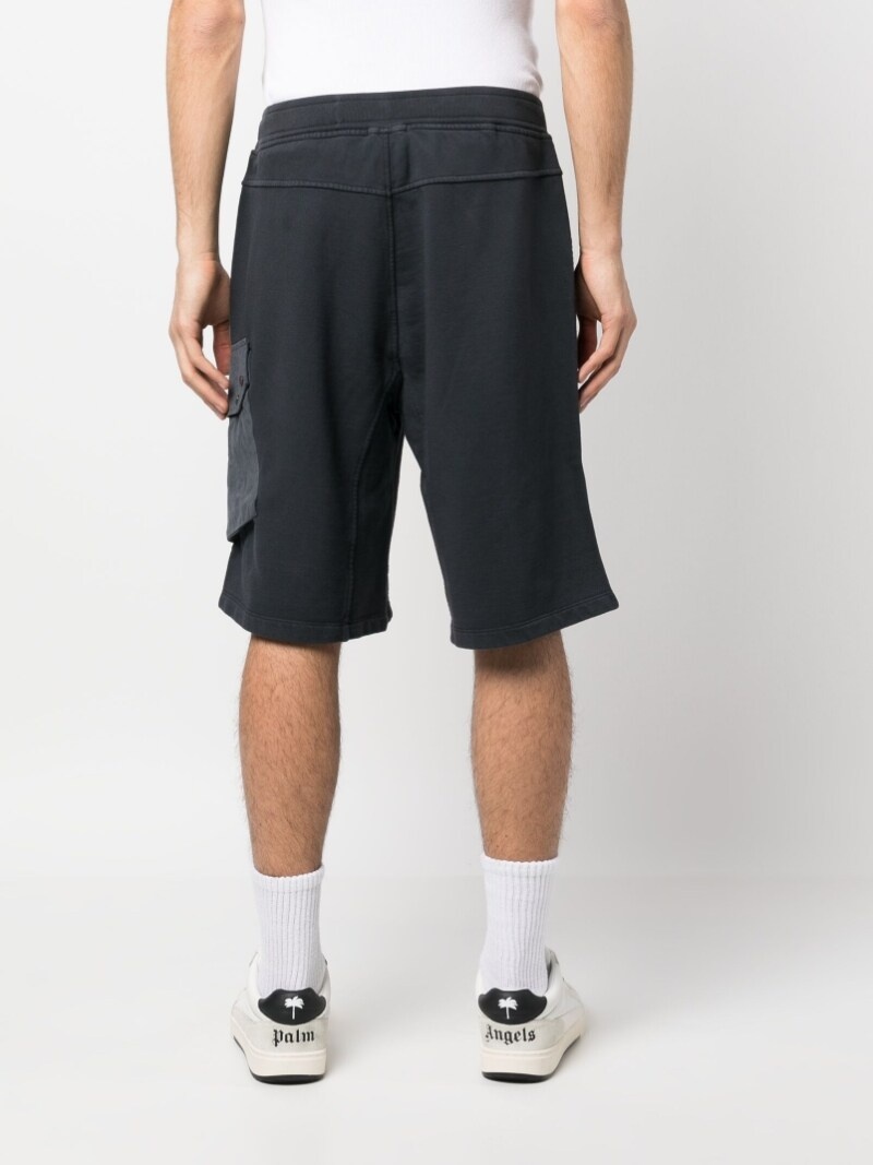 side flap-pocket detail shorts - 4