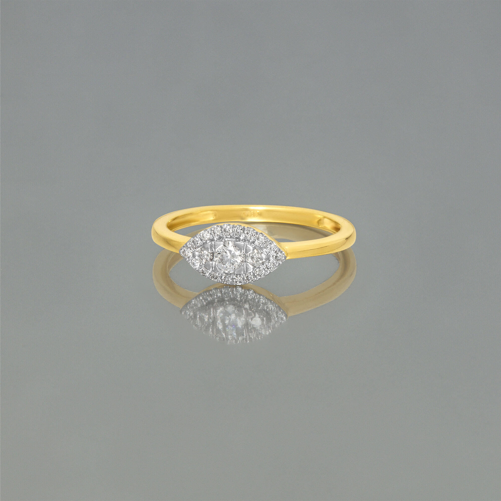 Diamond Muse Halo Ring - 5
