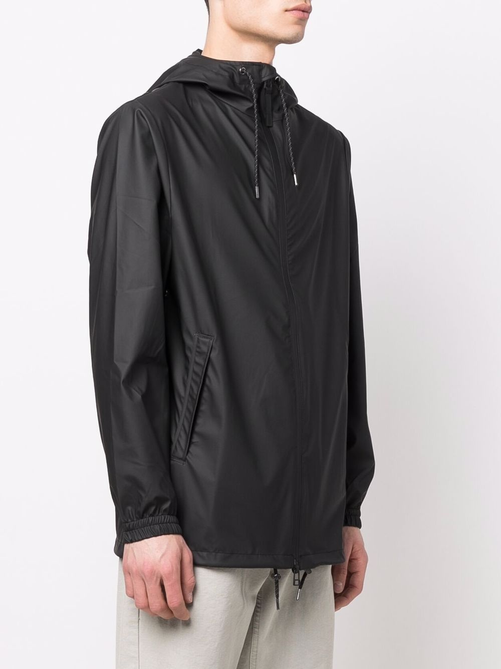 drawstring hooded jacket - 4