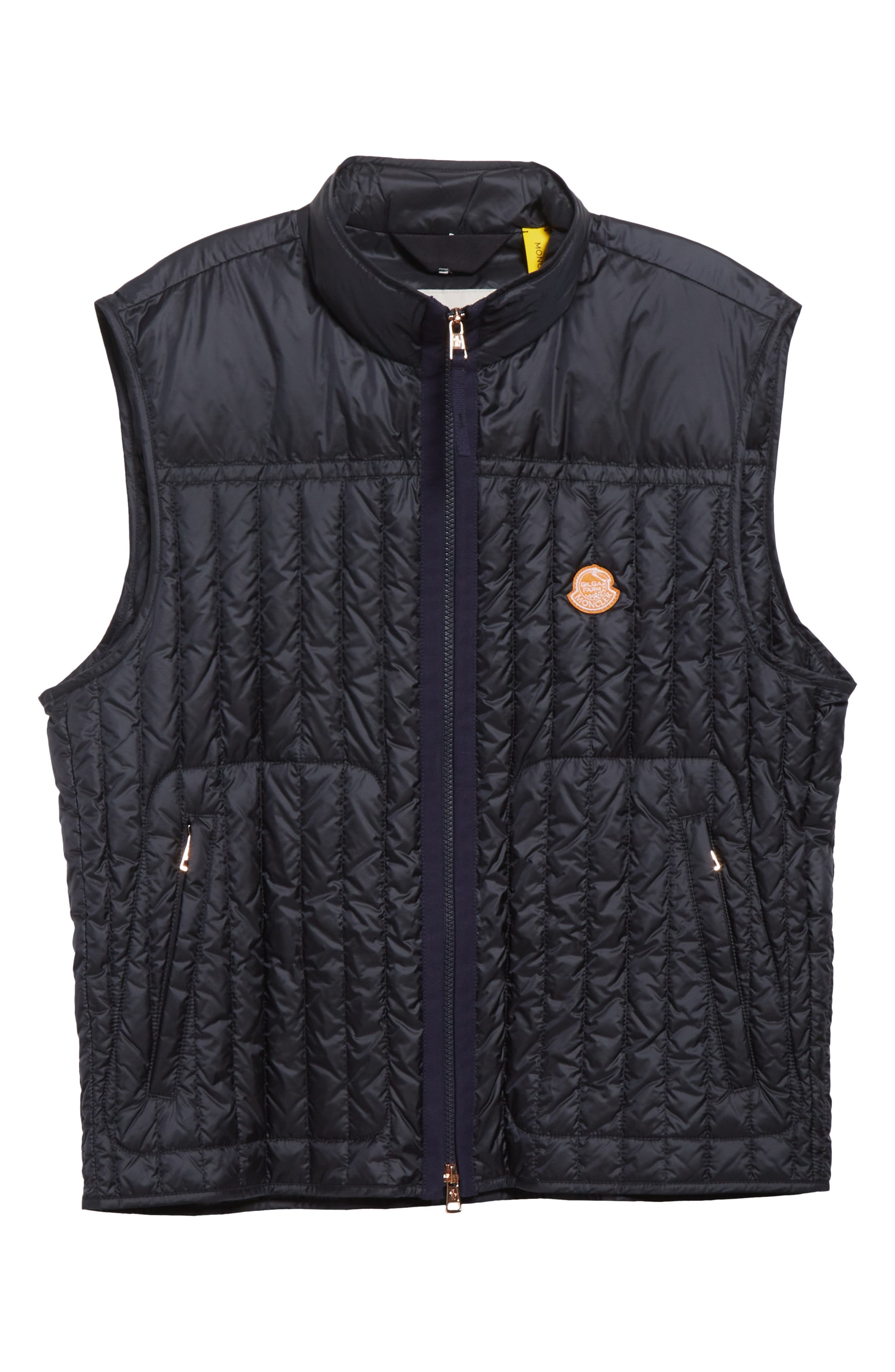 Moncler x Gilga Farm by Donald Glover Tangerine Down Vest in Navy at Nordstrom - 6