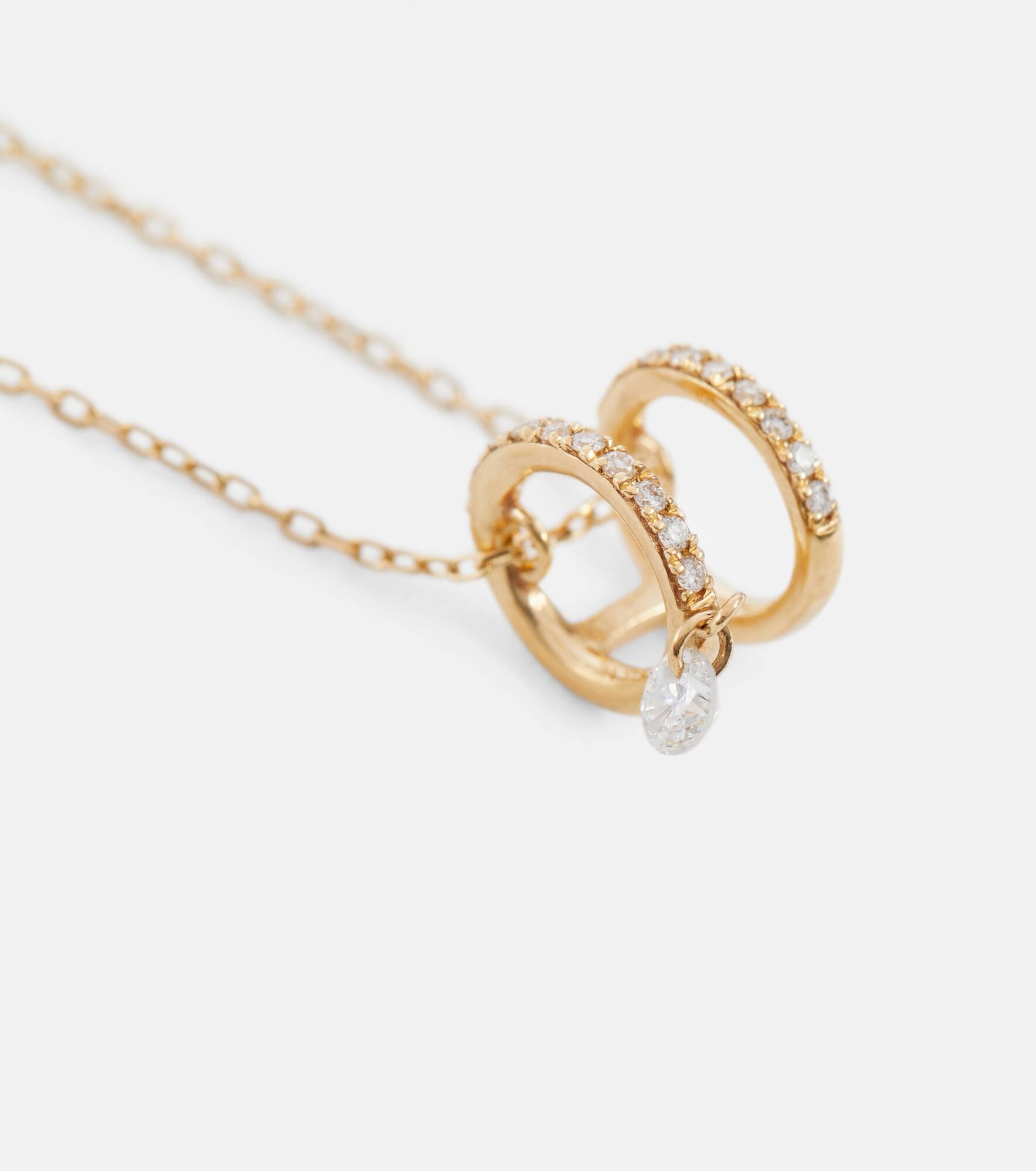 Zéus 18kt gold necklace with diamonds - 6