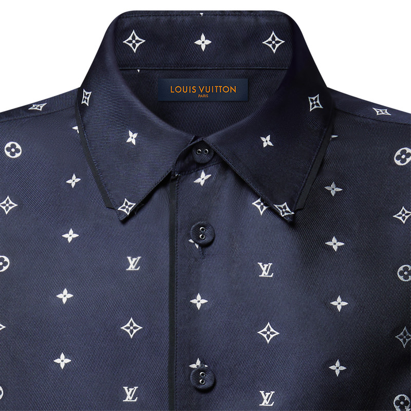 Monogram Silk Pajama Shirt 2