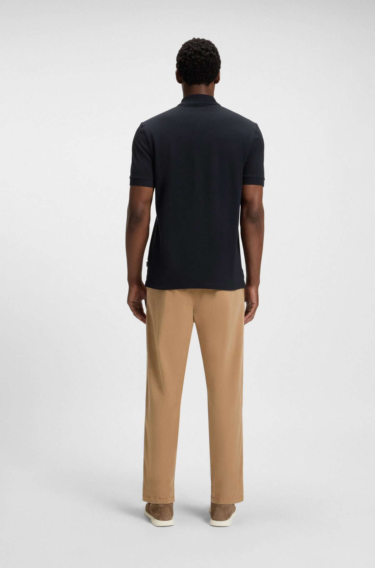 PALLAS REGULAR-FIT POLO SHIRT IN COTTON WITH EMBROIDERED LOGO - 5