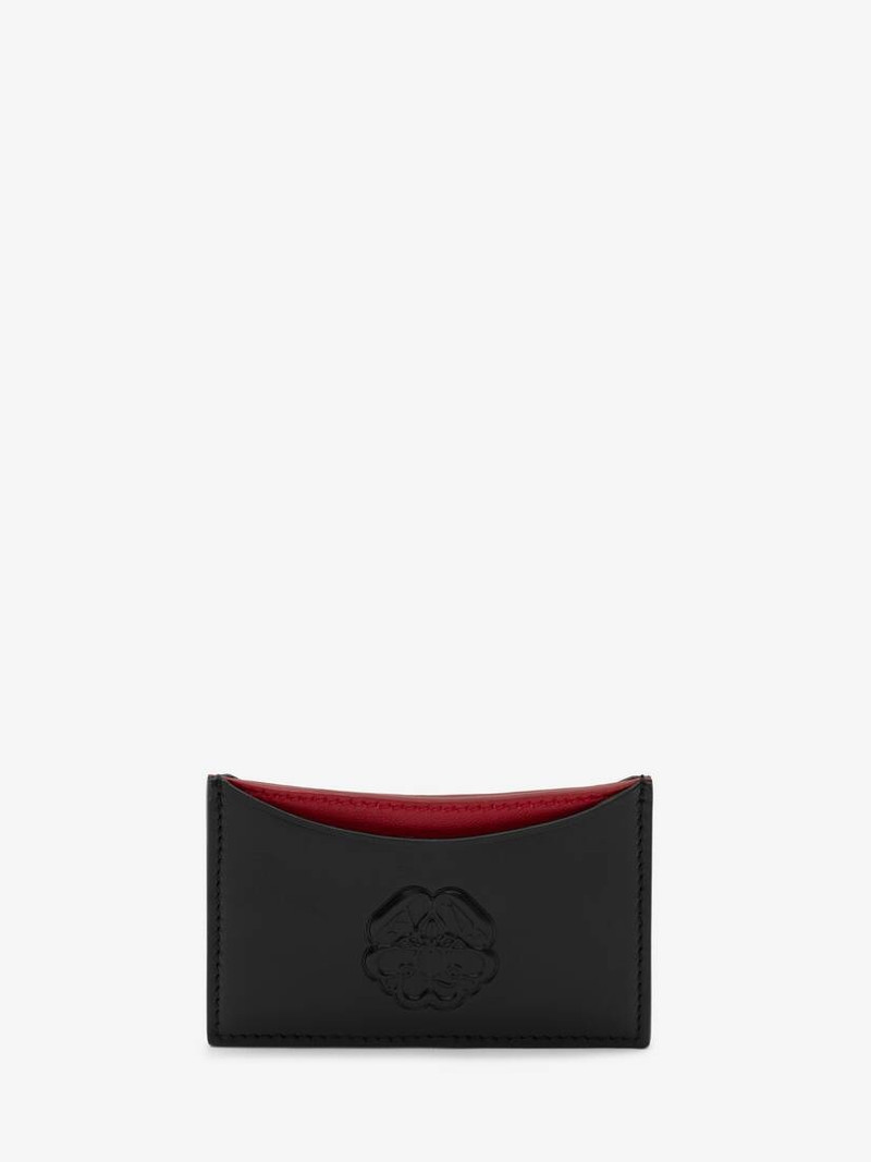 Curve Card Holder in Black/red 3