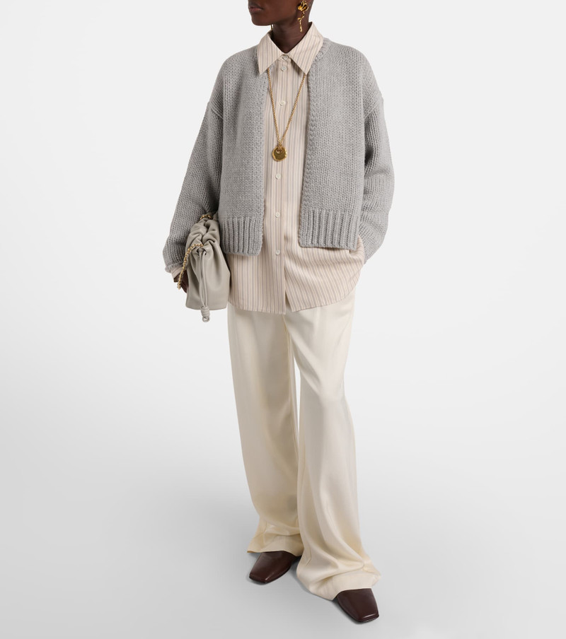 extreme cashmere Ginza cashmere wrap cardigan outlook