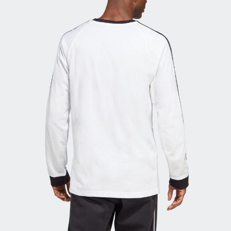 adidas Adicolor Classics 3-Stripes Long Sleeve Tee 'White' IA4879 - 3