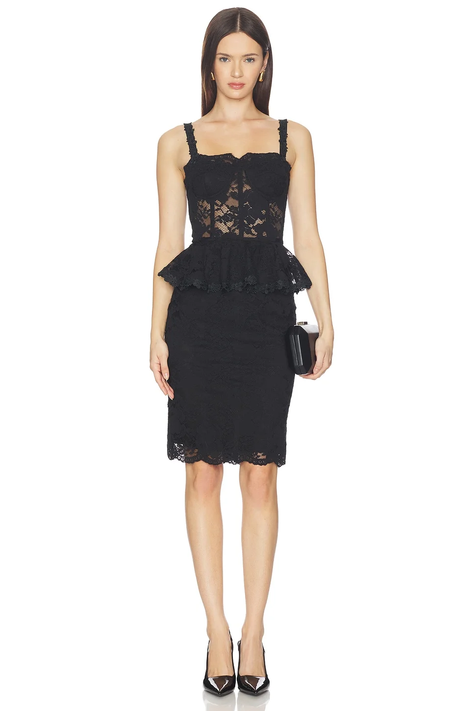 Angelique Mesh Lace Dress - 1