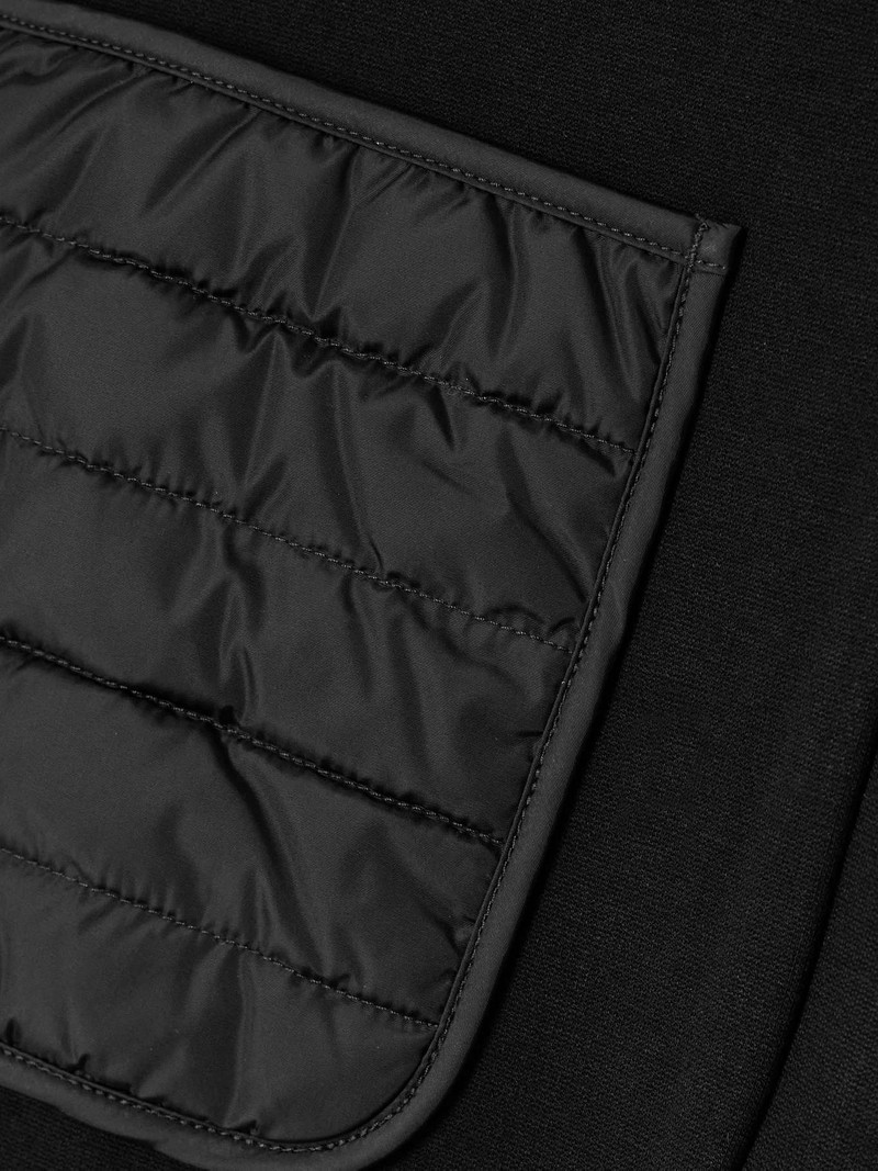 Shell-trimmed crepe mini skirt 4
