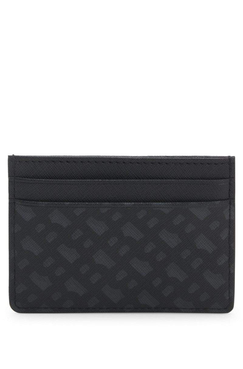 BOSS MONOGRAM CARD HOLDER WITH FOIL-EMBOSSED LOGO outlook