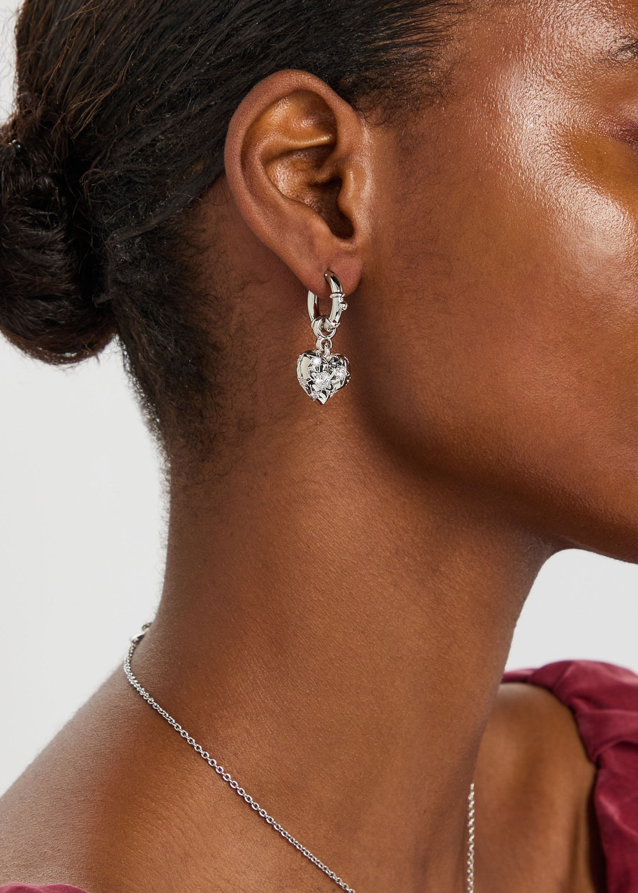 Vivienne Westwood Lee Heart Hoop Earrings - 2